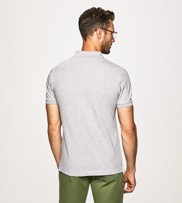 Hackett Polo T-Shirts - Grey Polo T-shirts