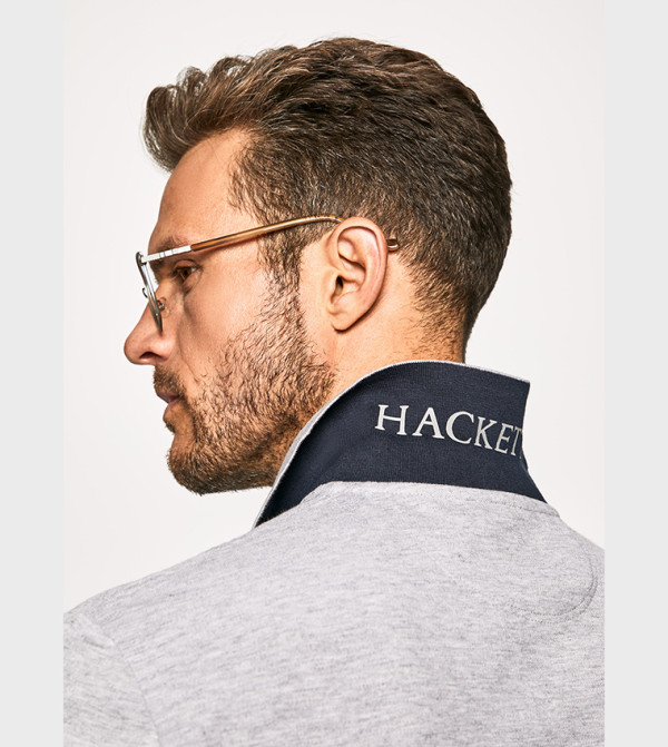 Hackett Polo T-Shirts - Grey Polo T-shirts