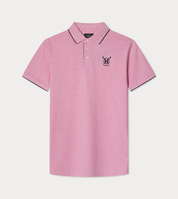 Hackett Polo T-Shirts - Pink Polo T-shirts