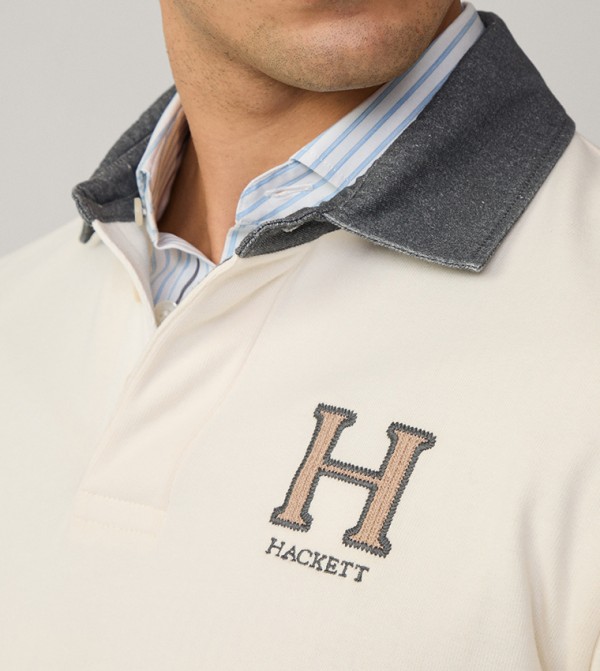 Hackett  - White Polo T-shirts