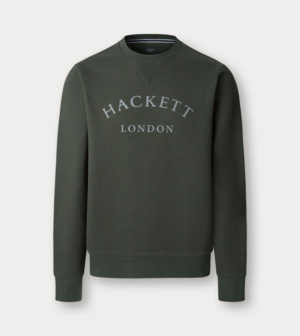Hackett  Hoodies & Sweatshirts - Olive Sweatshirts
