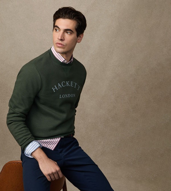 Hackett  Hoodies & Sweatshirts - Olive Sweatshirts