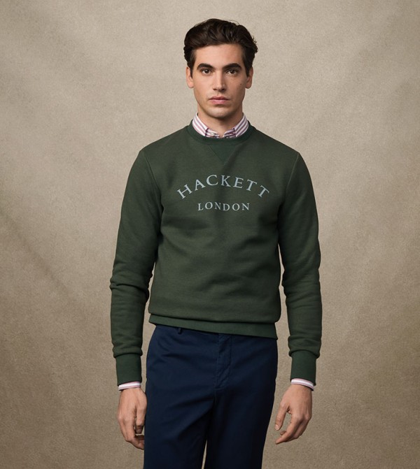 Hackett  Hoodies & Sweatshirts - Olive Sweatshirts