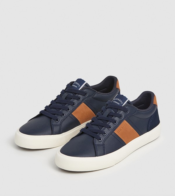 Hackett Hackett - Navy Low Top