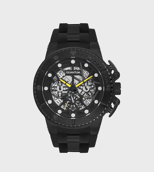 Quantum  Watches - Black Analog Watches