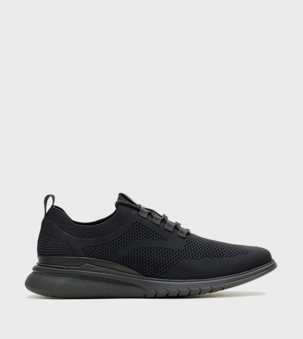 Hush Puppies  - Black Low Top