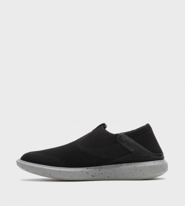 Hush Puppies  - Black Casual Slip-ons