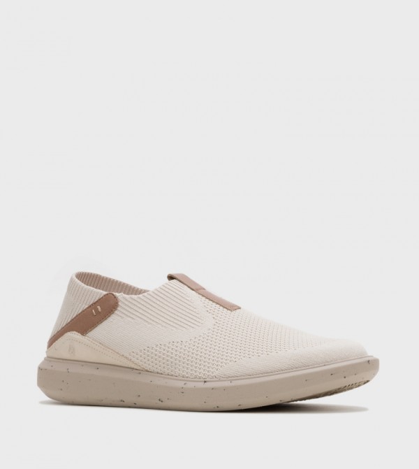 Hush Puppies  Casual Slip-ons - Beige Casual Slip-ons