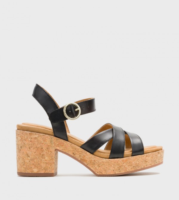 Hush Puppies Hush Puppies - Black Platforms