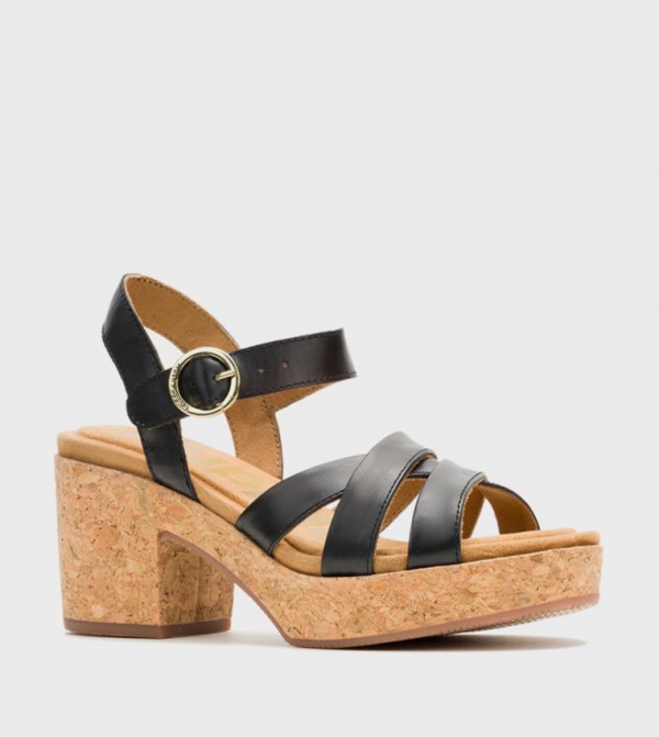 Hush Puppies Hush Puppies - Black Platforms