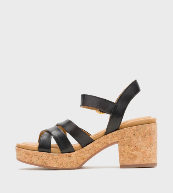 Hush Puppies Hush Puppies - Black Platforms