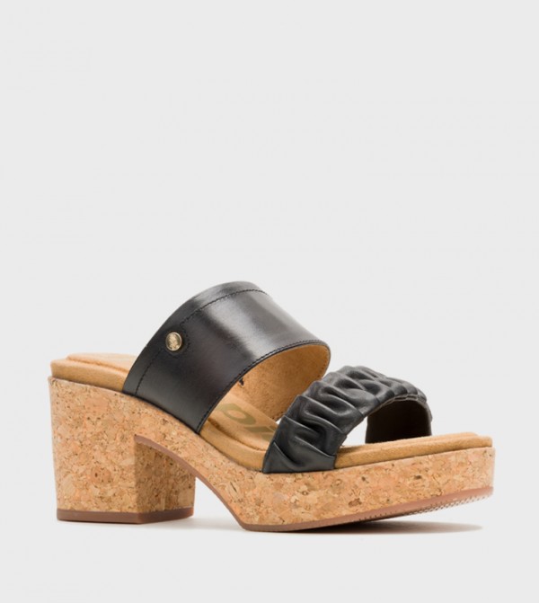 Hush Puppies Hush Puppies - Black Platforms