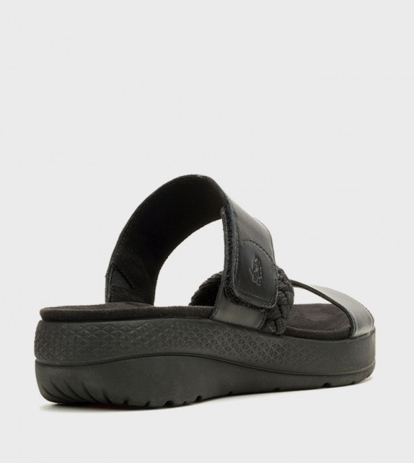Hush Puppies Hush Puppies - Black Flat Sandals