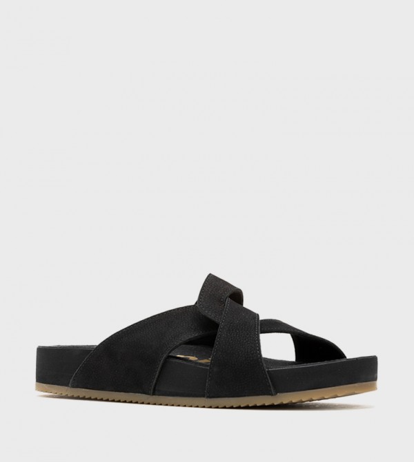 Hush Puppies Hush Puppies - Black Flat Sandals