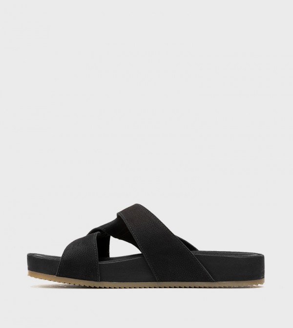 Hush Puppies Hush Puppies - Black Flat Sandals