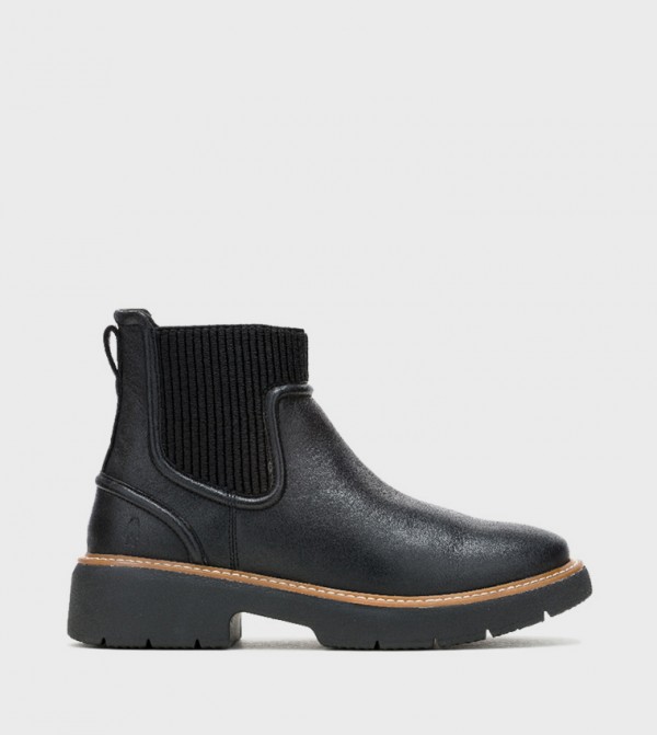 Hush Puppies  Ankle Boots - Black Ankle length Boots