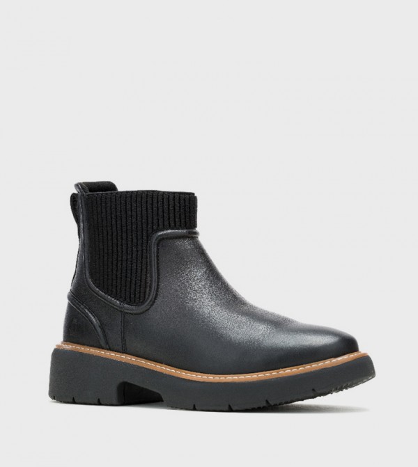 Hush Puppies  Ankle Boots - Black Ankle length Boots