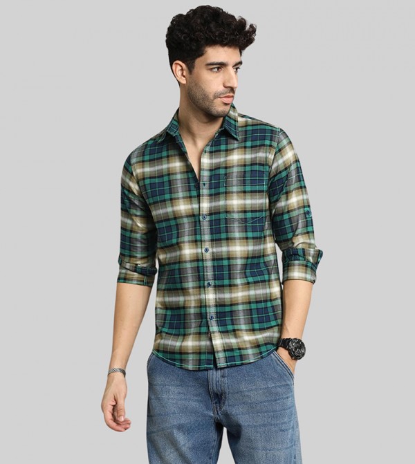 High Star  - Blue Casual Shirts