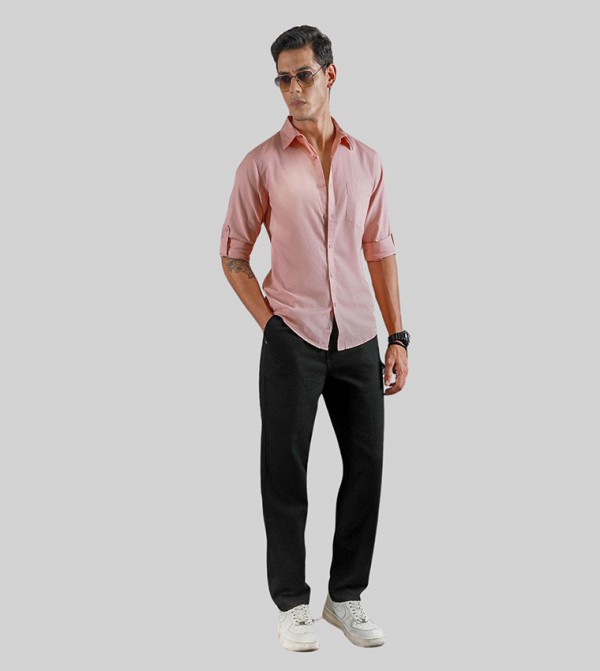 High Star  - Pink Casual Shirts
