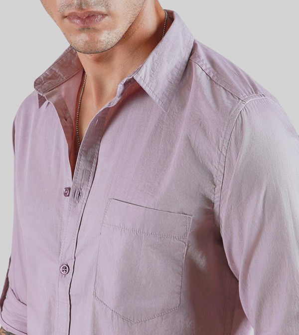 High Star  - Lavender Casual Shirts