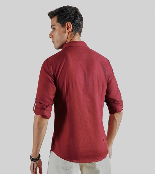 High Star  - Red Casual Shirts