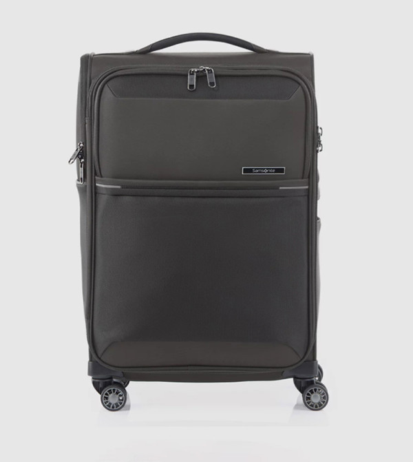 Valise Samsonite XL Voyage Trolley Noir, 70x35x32, Nylon Souple, 2 Roues