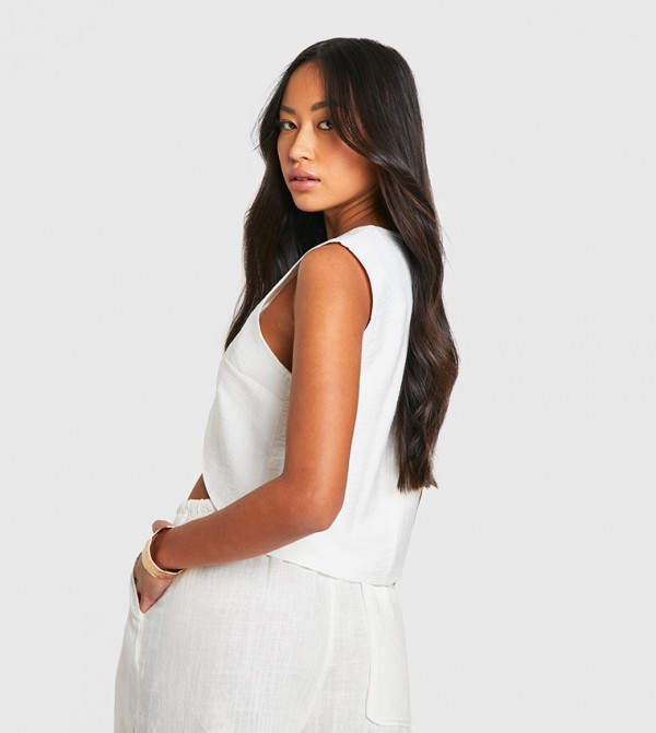 بوهو ملابس - أبيض معاطف للخصر