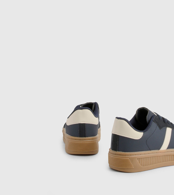 boohoo boohoo - Navy Low Top