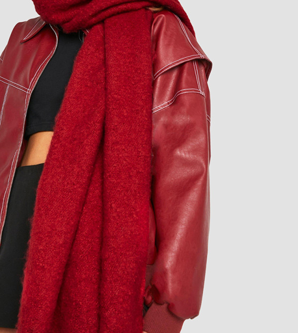 boohoo boohoo - Red Knitted Scarves