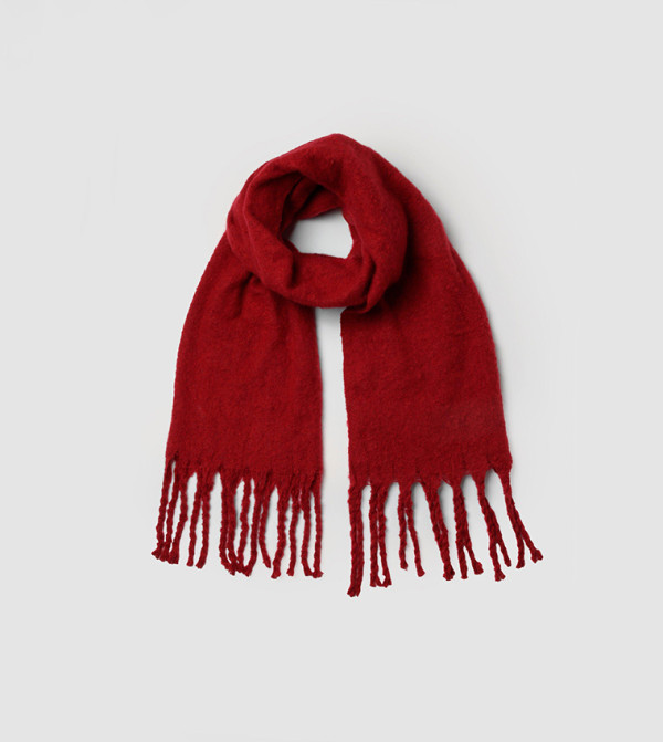 boohoo boohoo - Red Knitted Scarves
