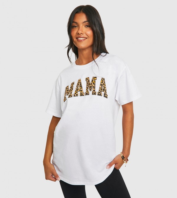 بوهو  ملابس حوامل - أبيض Tops & T-shirts