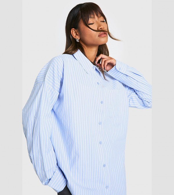 boohoo boohoo - Blue Shirts