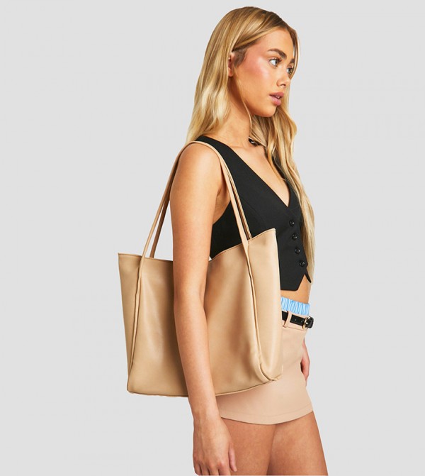 boohoo - Outlet  - Beige Tote Bags