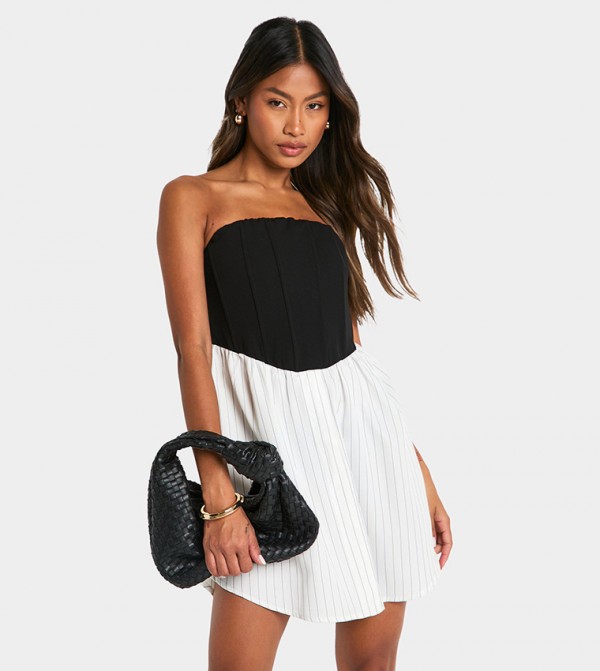 boohoo - Outlet  - Black Shirt & T-Shirt Dresses