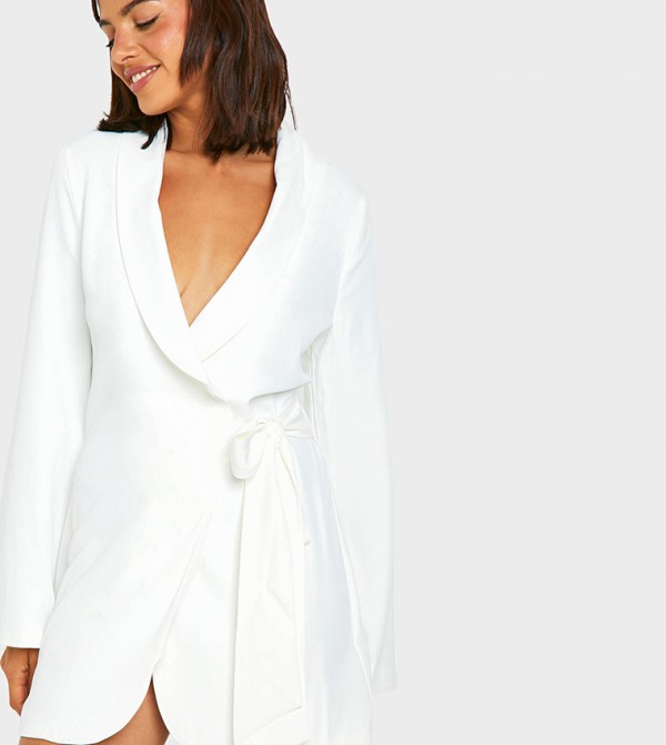 boohoo  Dresses - White Mini Dresses