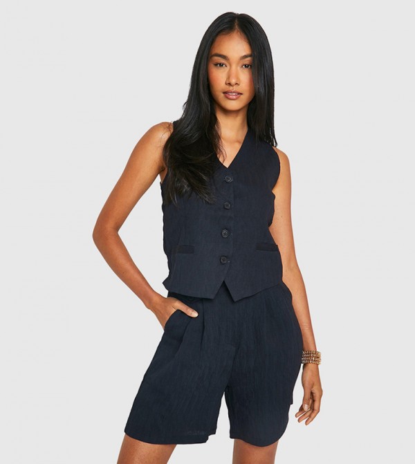 boohoo Clothing - Black Waistcoats