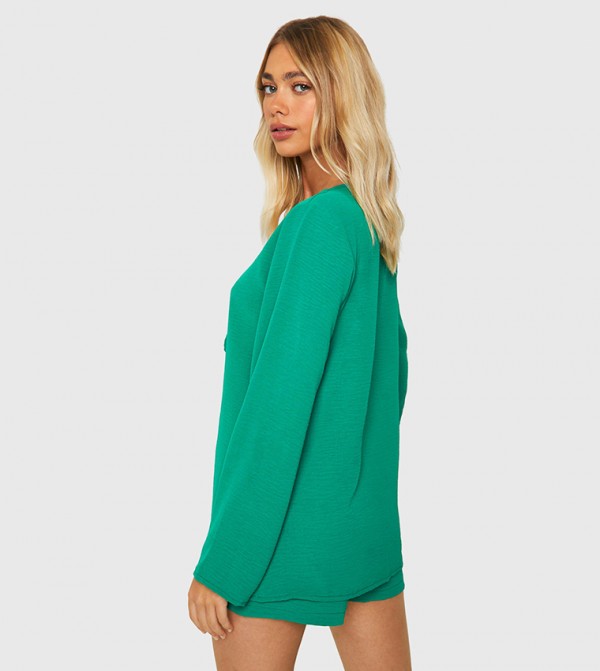 boohoo  Co-Ord Set - Green Co-Ord Set