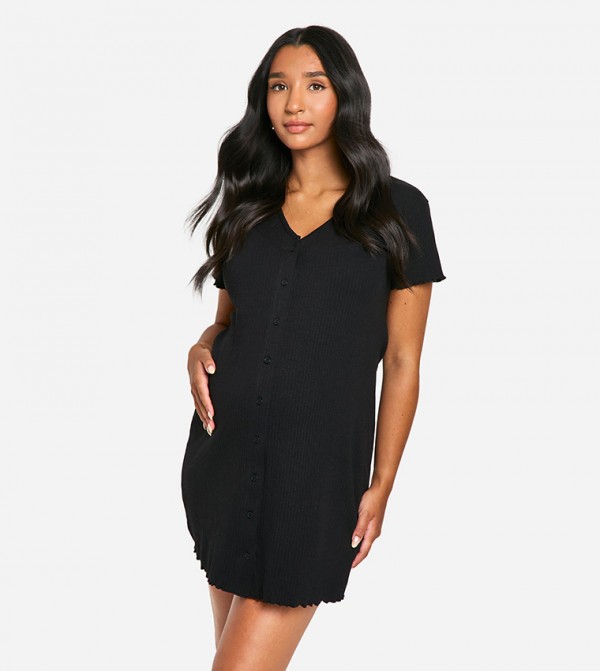 boohoo  Maternity Clothing - Black Sleep wear