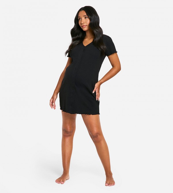 boohoo  Maternity Clothing - Black Sleep wear