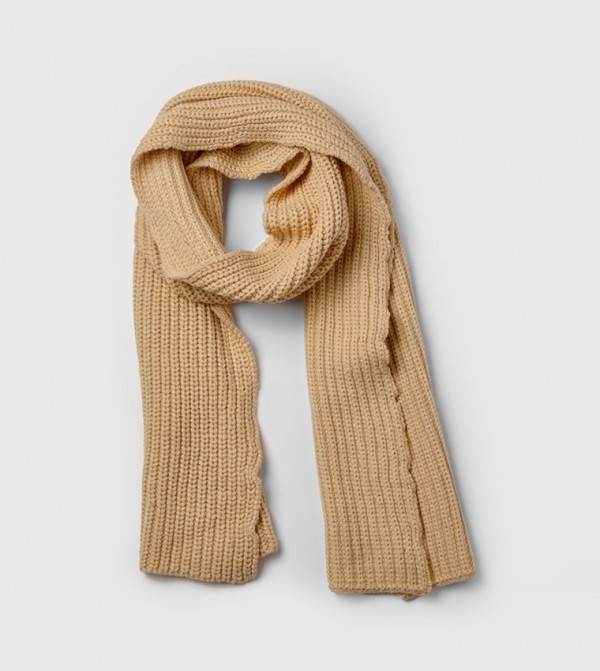 بوهو  أوشحة صوفية - بيج Woolen Scarves