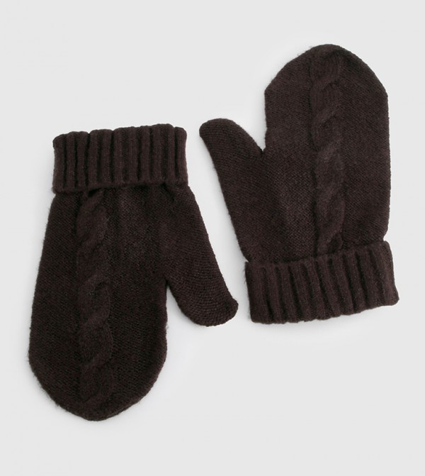 boohoo  Gloves - Black Mittens