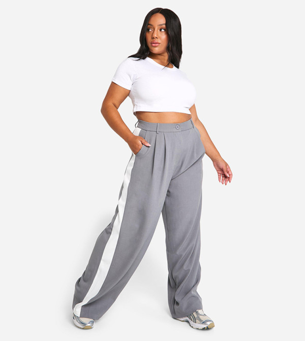 boohoo - Outlet  Clothing - Grey Pants & Leggings