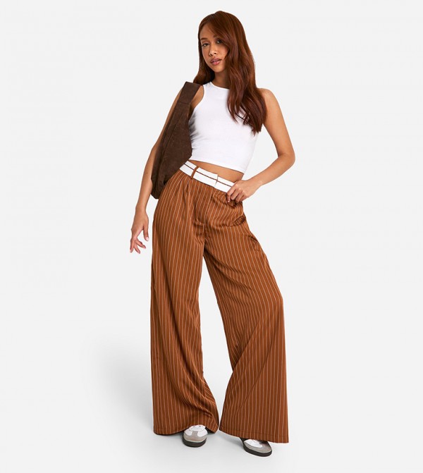 boohoo boohoo - Brown Casual Pants