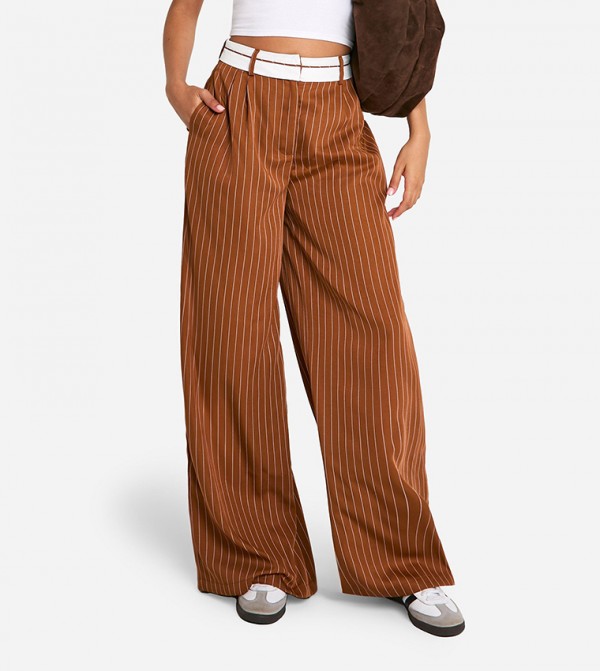 boohoo boohoo - Brown Casual Pants