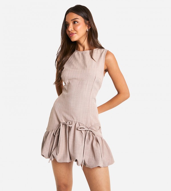 بوهو  Parachute Parade - بني  Mini Dresses