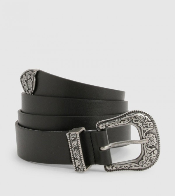boohoo  Belts - Black Non Leather Belts