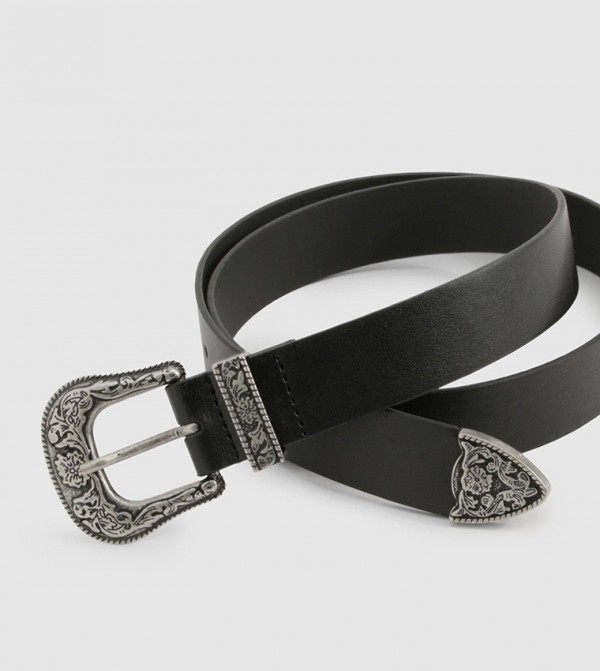 boohoo  Belts - Black Non Leather Belts
