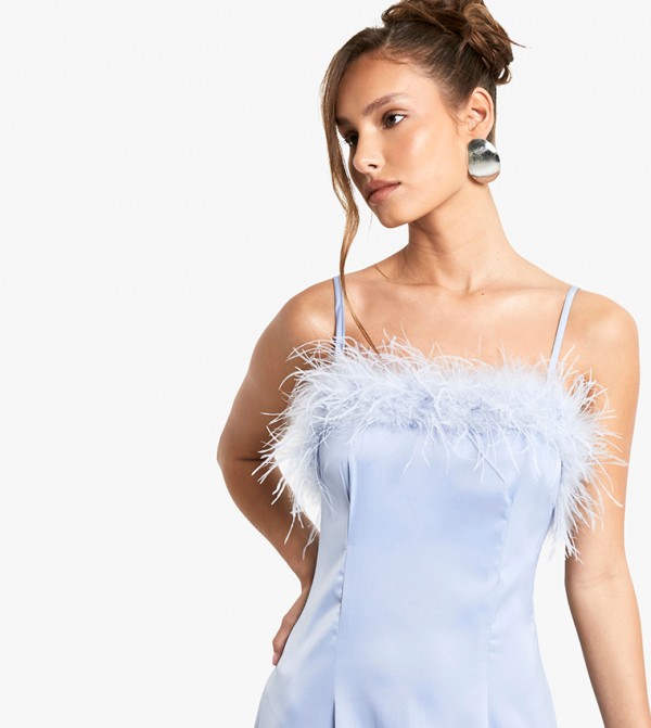 boohoo Party Dresses - Blue Maxi Dresses