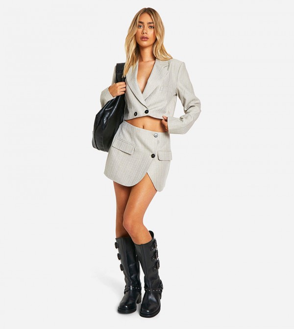 boohoo  Skirts - STONE Mini Skirts