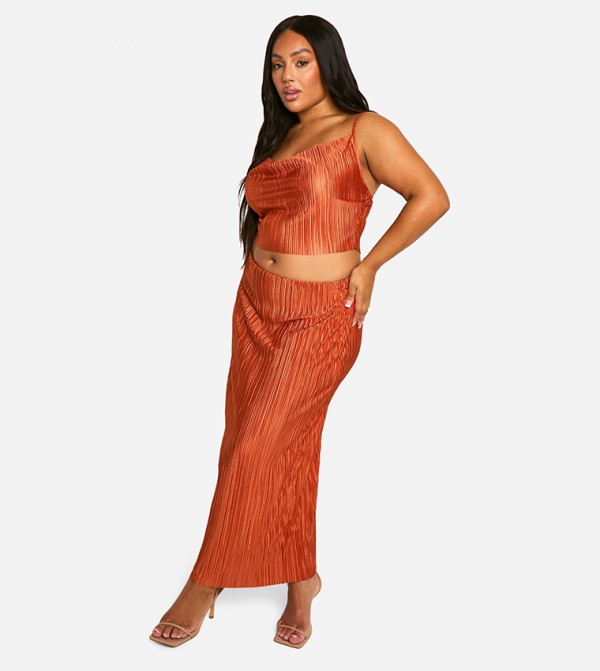 boohoo  Co-Ord Sets - Brown Co-Ord Sets